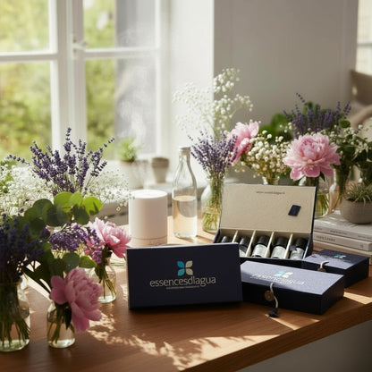 精油小木盒 (5瓶入)