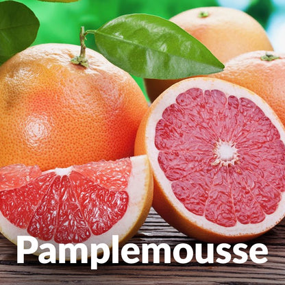Pamplemousse 葡萄柚，Essenciagua 堅持選用的野生有機植物。